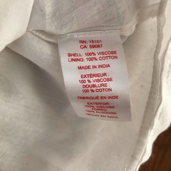 Carter Koral Crop Top White Size Extra Small - Picture 10 of 10